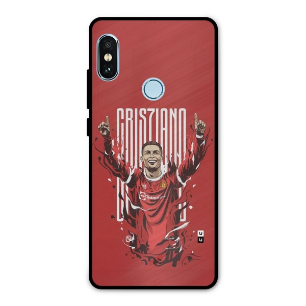 Soccer Star Victory Metal Back Case for Redmi Note 5 Pro