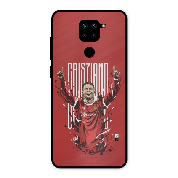 Soccer Star Victory Metal Back Case for Redmi Note 9
