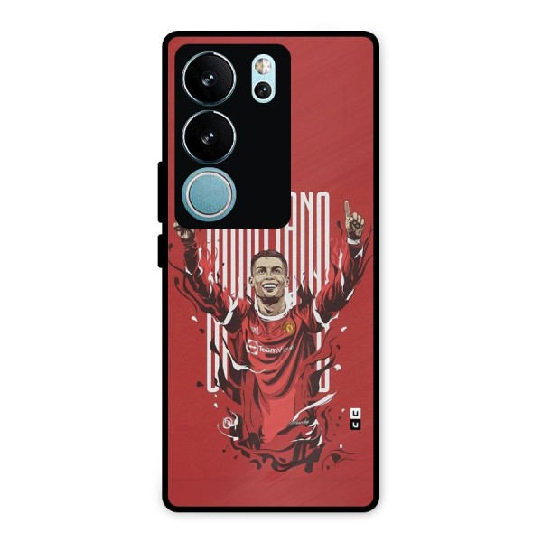 Soccer Star Victory Metal Back Case for Vivo V29