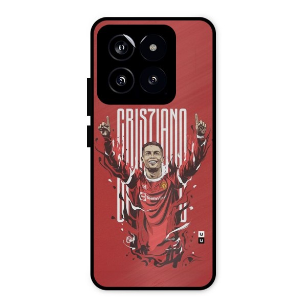 Soccer Star Victory Metal Back Case for Xiaomi 14