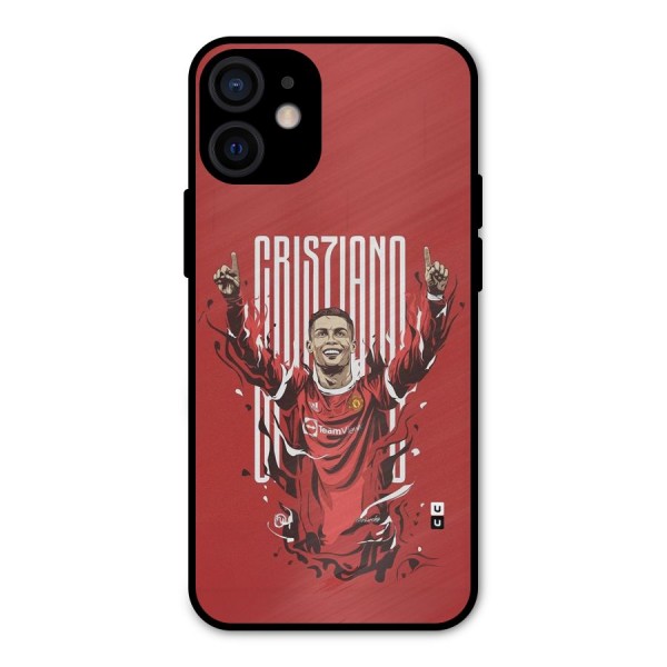 Soccer Star Victory Metal Back Case for iPhone 12 Mini