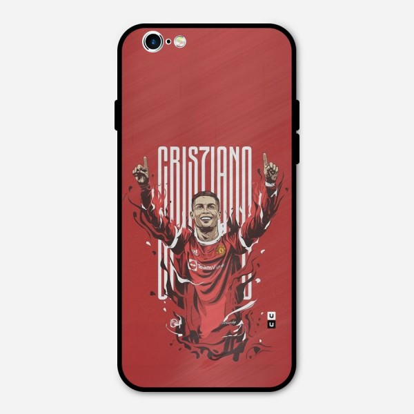 Soccer Star Victory Metal Back Case for iPhone 6 6s