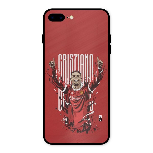 Soccer Star Victory Metal Back Case for iPhone 7 Plus