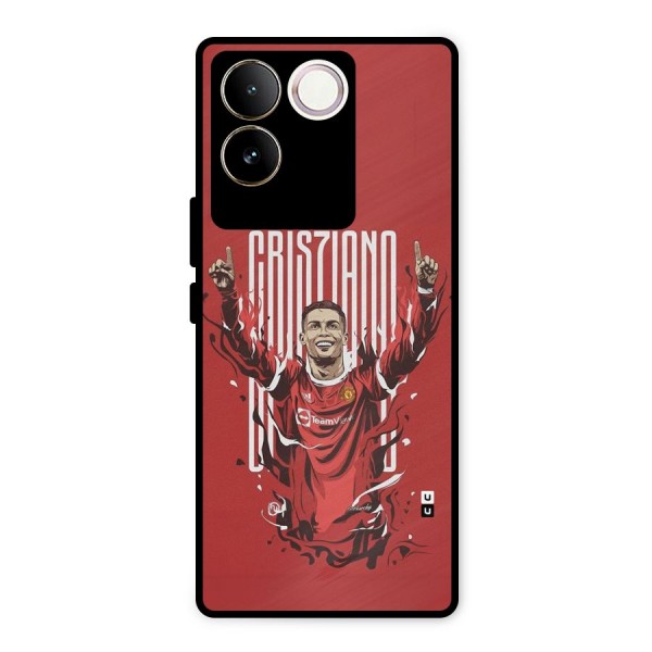 Soccer Star Victory Metal Back Case for iQOO Z7 Pro