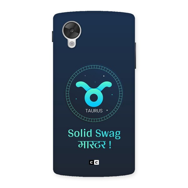 Solid Tauras Back Case for Google Nexus 5