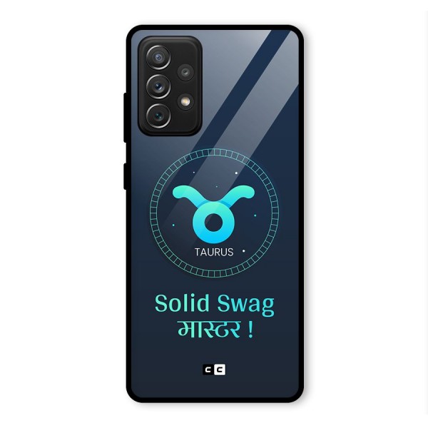 Solid Tauras Glass Back Case for Galaxy A72