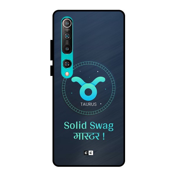 Solid Tauras Metal Back Case for Mi 10