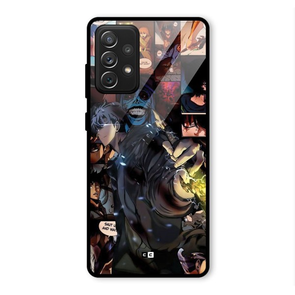 Solo Leveling Glass Back Case for Galaxy A72