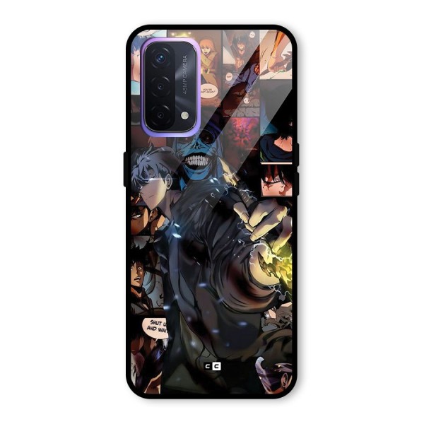 Solo Leveling Glass Back Case for Oppo A74 5G