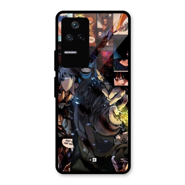 Solo Leveling Glass Back Case for Poco F4 5G