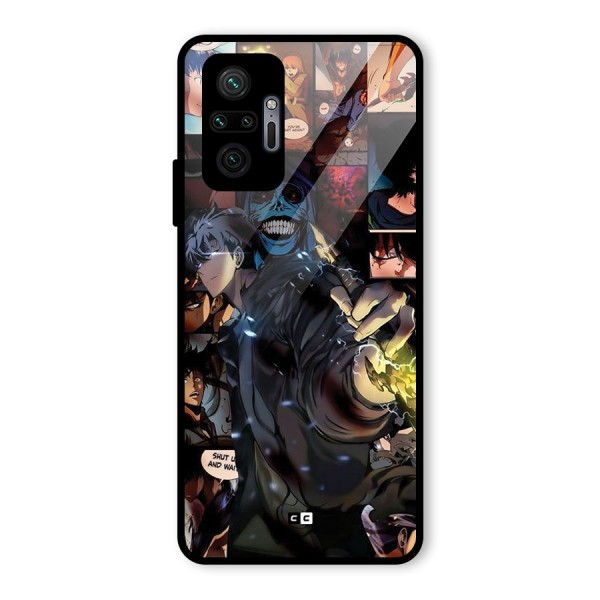 Solo Leveling Glass Back Case for Redmi Note 10 Pro Max