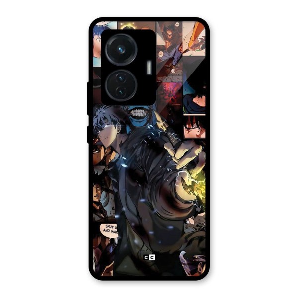 Solo Leveling Glass Back Case for iQOO Z6 44W
