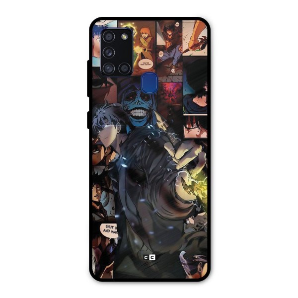 Solo Leveling Metal Back Case for Galaxy A21s