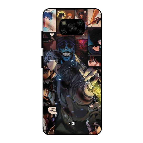 Solo Leveling Metal Back Case for Poco X3