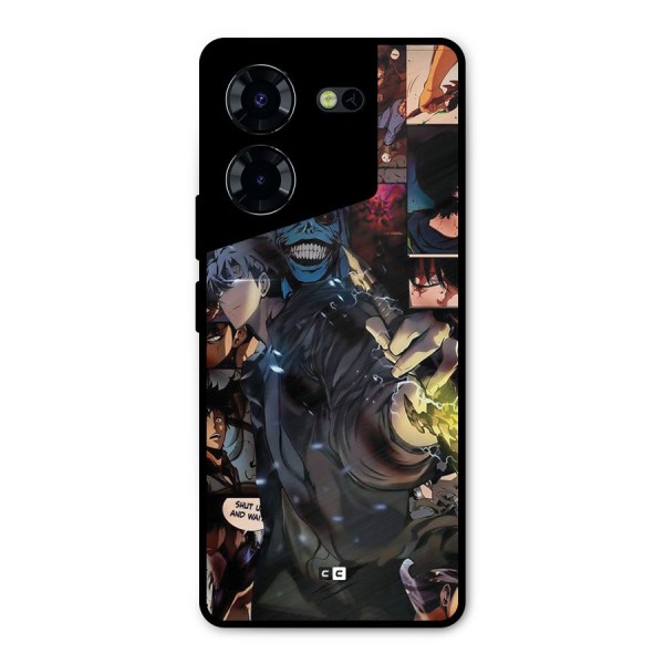 Solo Leveling Metal Back Case for Tecno Pova 5 Pro 5G