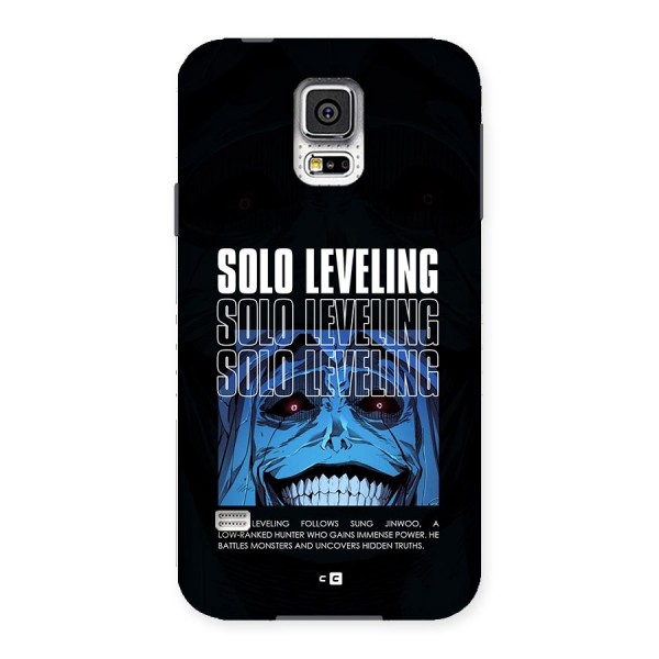 Solo Leveling Typo Back Case for Galaxy S5