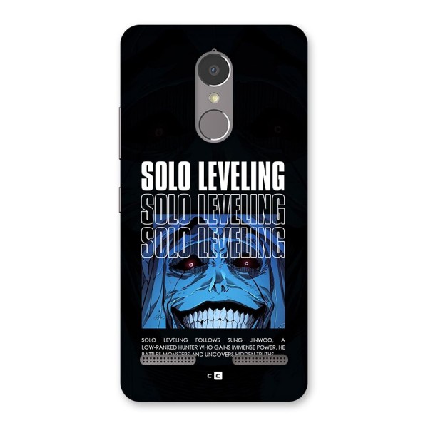 Solo Leveling Typo Back Case for Lenovo K6 Power