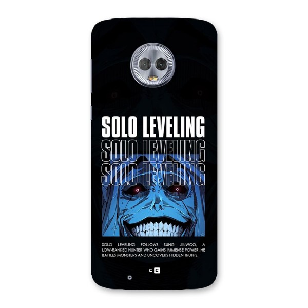 Solo Leveling Typo Back Case for Moto G6