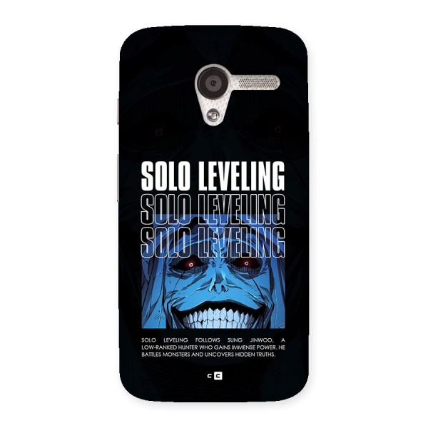 Solo Leveling Typo Back Case for Moto X