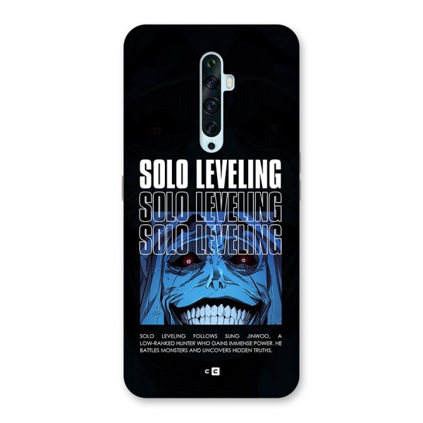 Solo Leveling Typo Back Case for Oppo Reno2 F