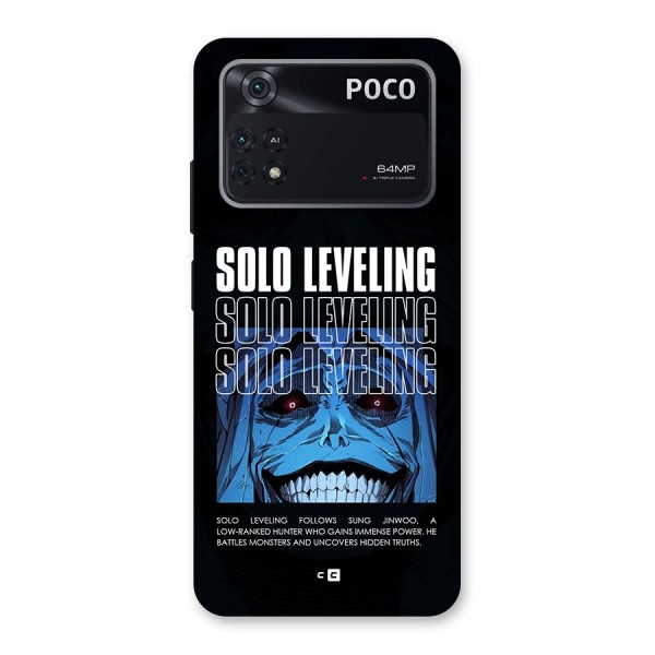 Solo Leveling Typo Back Case for Poco M4 Pro 4G