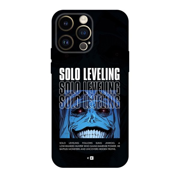 Solo Leveling Typo Back Case for iPhone 14 Pro Max