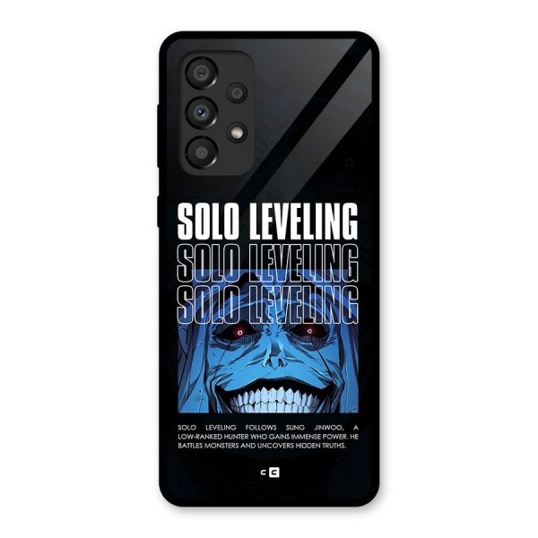 Solo Leveling Typo Glass Back Case for Galaxy A33 5G