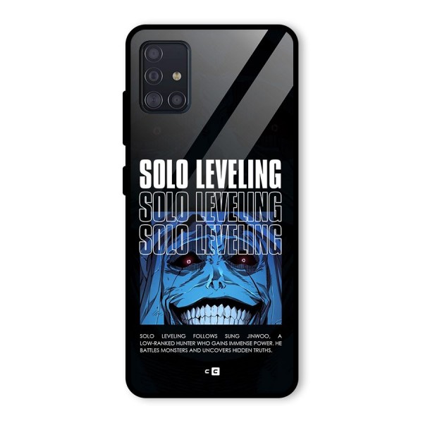 Solo Leveling Typo Glass Back Case for Galaxy A51