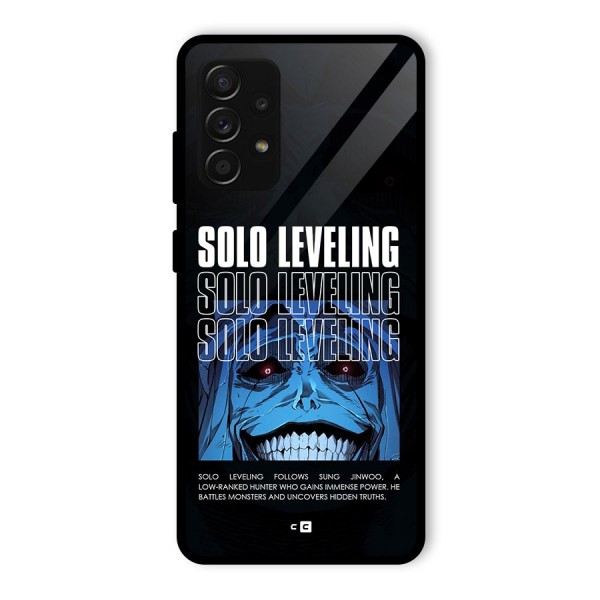 Solo Leveling Typo Glass Back Case for Galaxy A53 5G