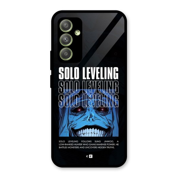 Solo Leveling Typo Glass Back Case for Galaxy A54