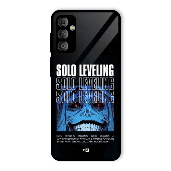 Solo Leveling Typo Glass Back Case for Galaxy F23