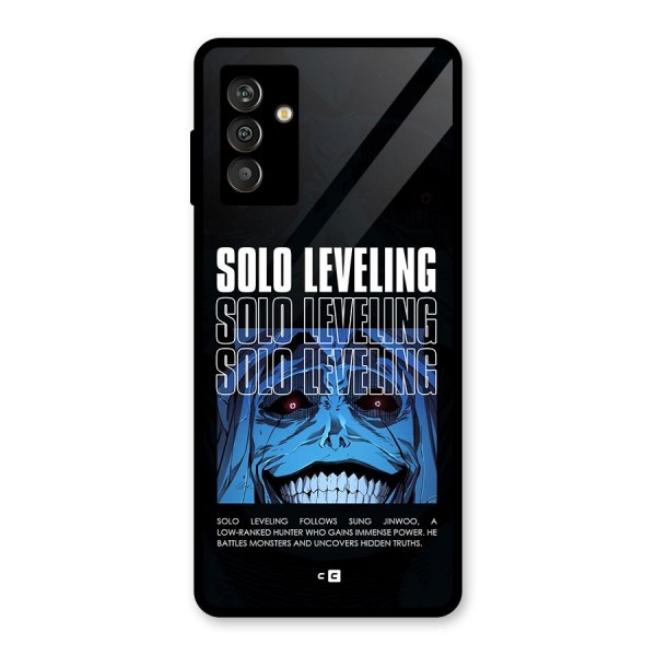 Solo Leveling Typo Glass Back Case for Galaxy M13