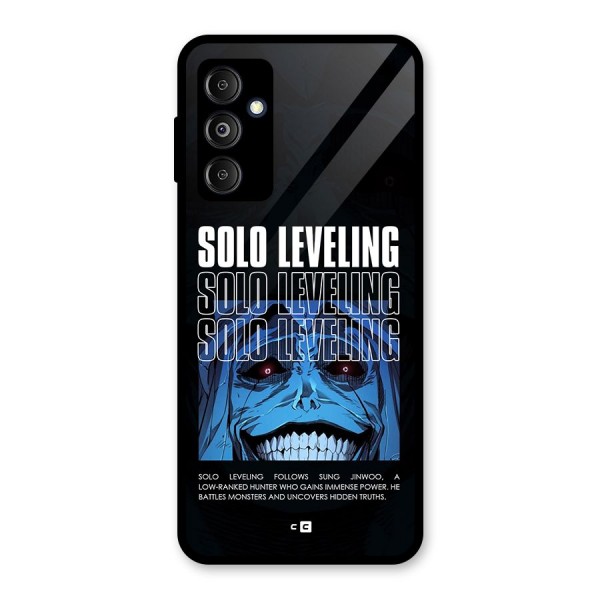 Solo Leveling Typo Glass Back Case for Galaxy M14 5G
