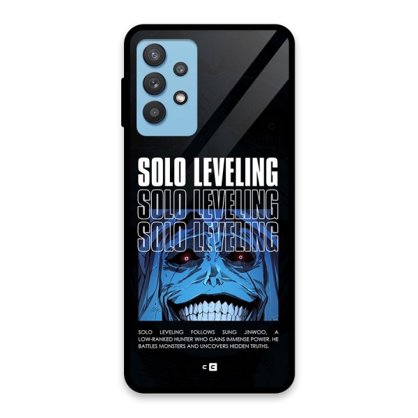 Solo Leveling Typo Glass Back Case for Galaxy M32 5G