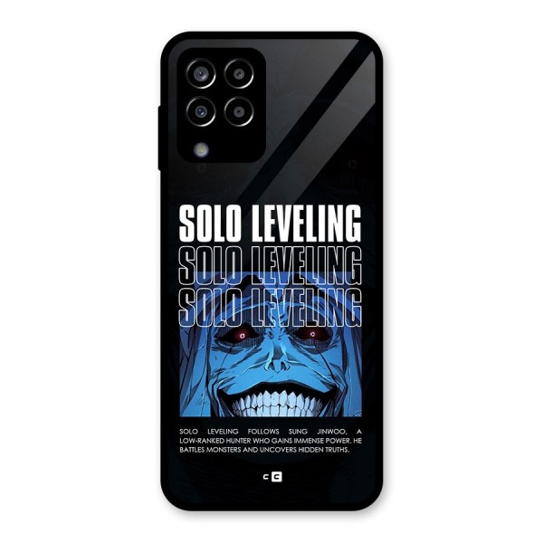 Solo Leveling Typo Glass Back Case for Galaxy M33