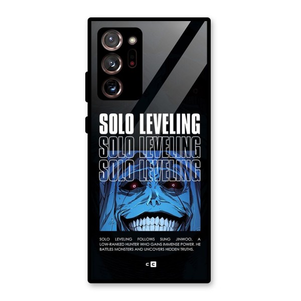 Solo Leveling Typo Glass Back Case for Galaxy Note 20 Ultra