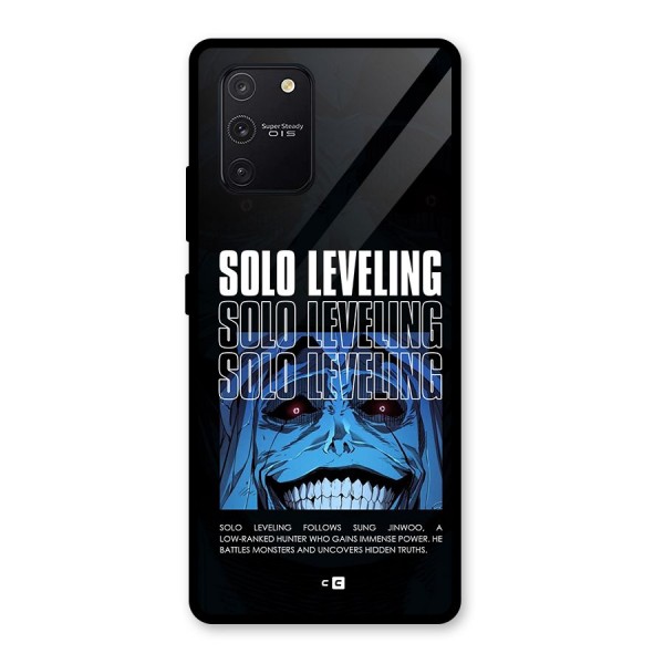 Solo Leveling Typo Glass Back Case for Galaxy S10 Lite