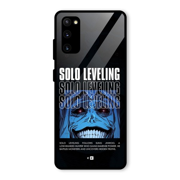 Solo Leveling Typo Glass Back Case for Galaxy S20 FE 5G