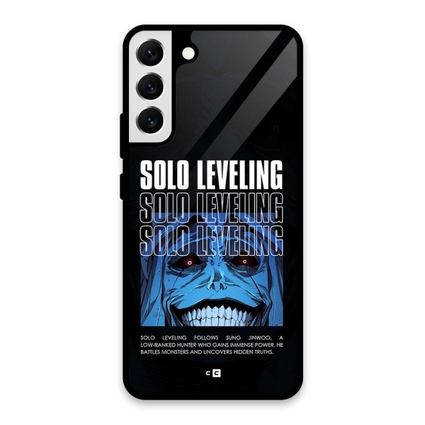 Solo Leveling Typo Glass Back Case for Galaxy S22 Plus 5G