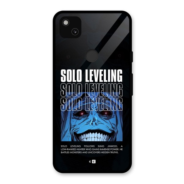 Solo Leveling Typo Glass Back Case for Google Pixel 4a