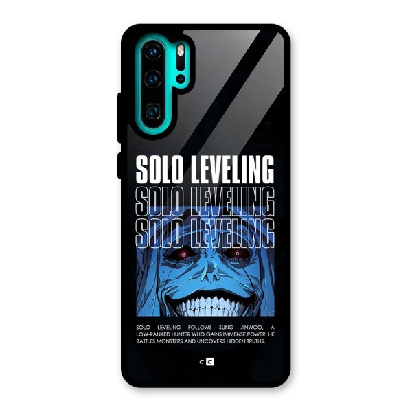 Solo Leveling Typo Glass Back Case for Huawei P30 Pro