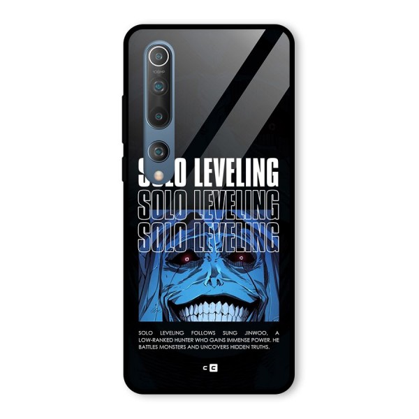 Solo Leveling Typo Glass Back Case for Mi 10