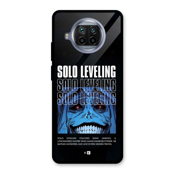 Solo Leveling Typo Glass Back Case for Mi 10i