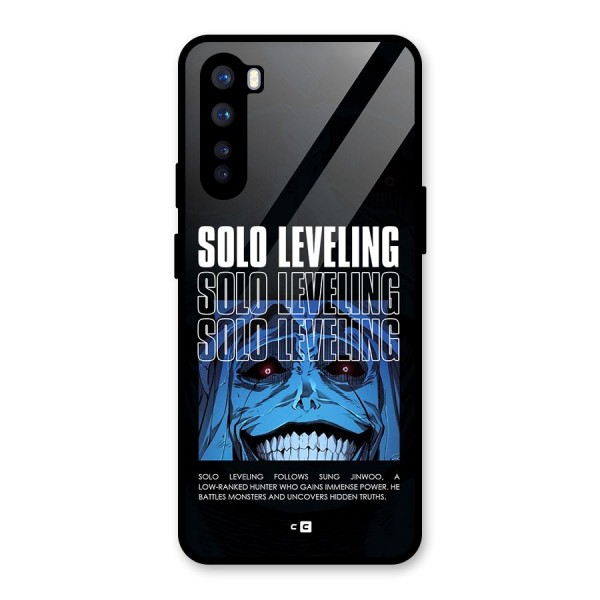 Solo Leveling Typo Glass Back Case for OnePlus Nord