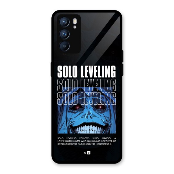 Solo Leveling Typo Glass Back Case for Oppo Reno6 5G