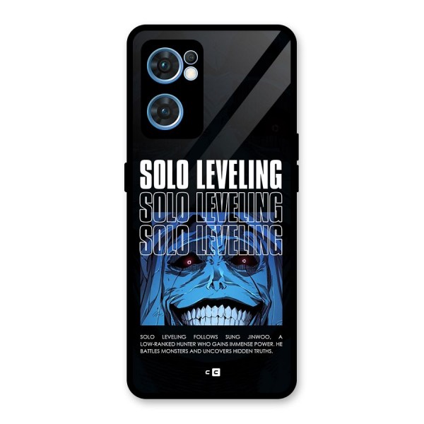 Solo Leveling Typo Glass Back Case for Oppo Reno7 5G