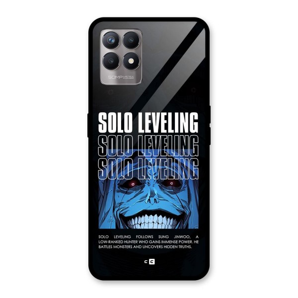 Solo Leveling Typo Glass Back Case for Realme 8i