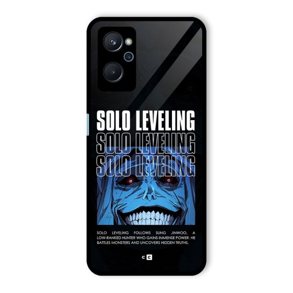 Solo Leveling Typo Glass Back Case for Realme 9i