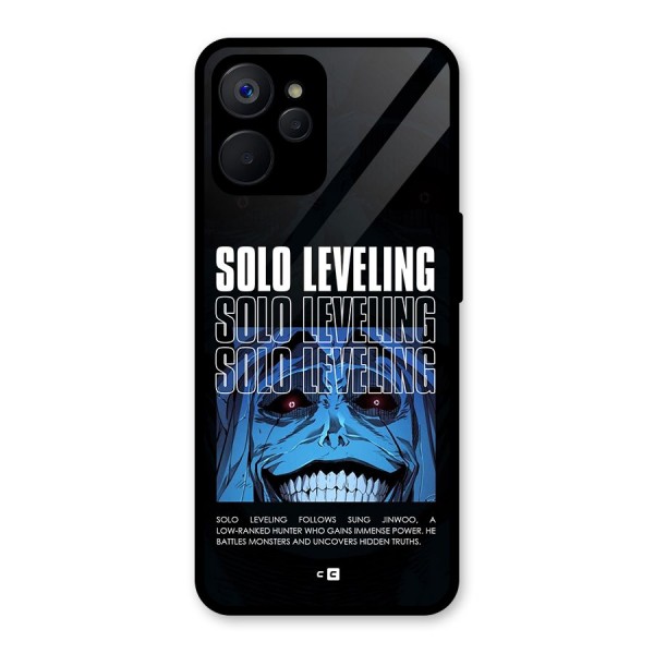Solo Leveling Typo Glass Back Case for Realme 9i 5G