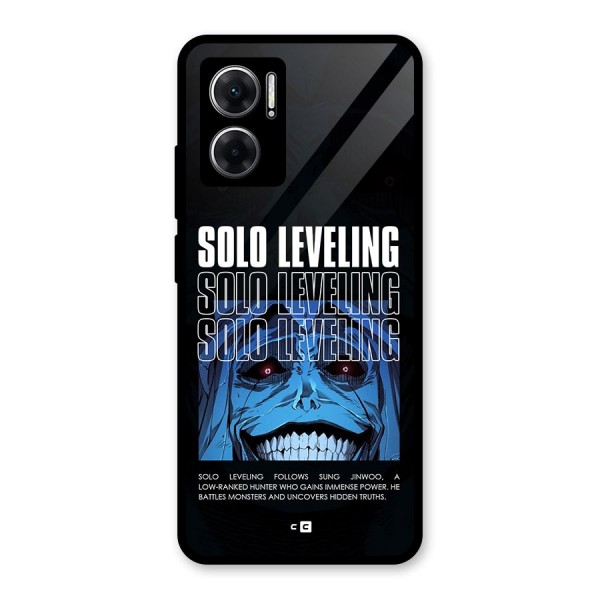 Solo Leveling Typo Glass Back Case for Redmi 11 Prime 5G